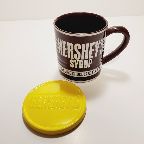 Herseys Syrup Can Mug with Lid - 14oz - Picture 1 of 3